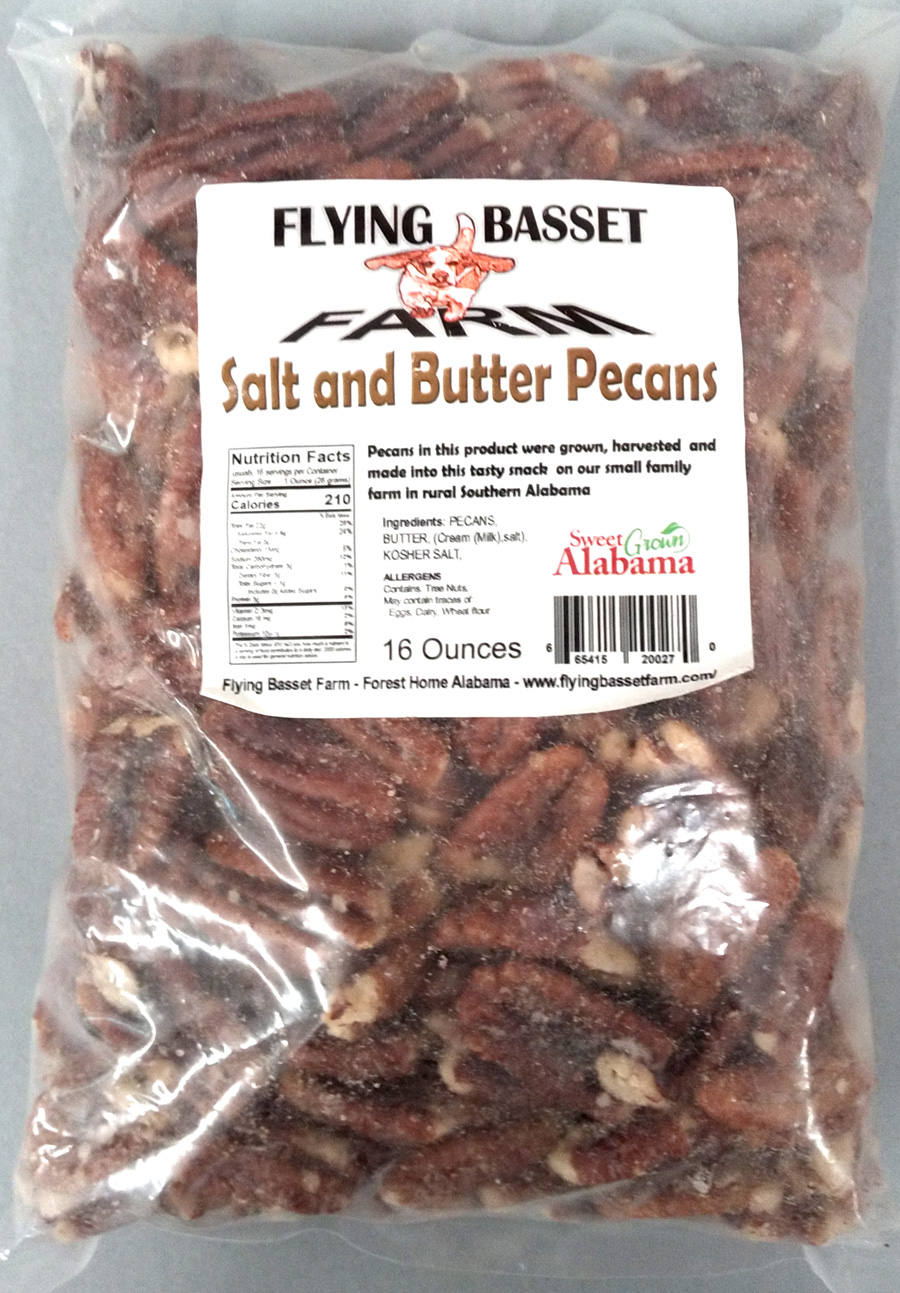 salt and butter pecans